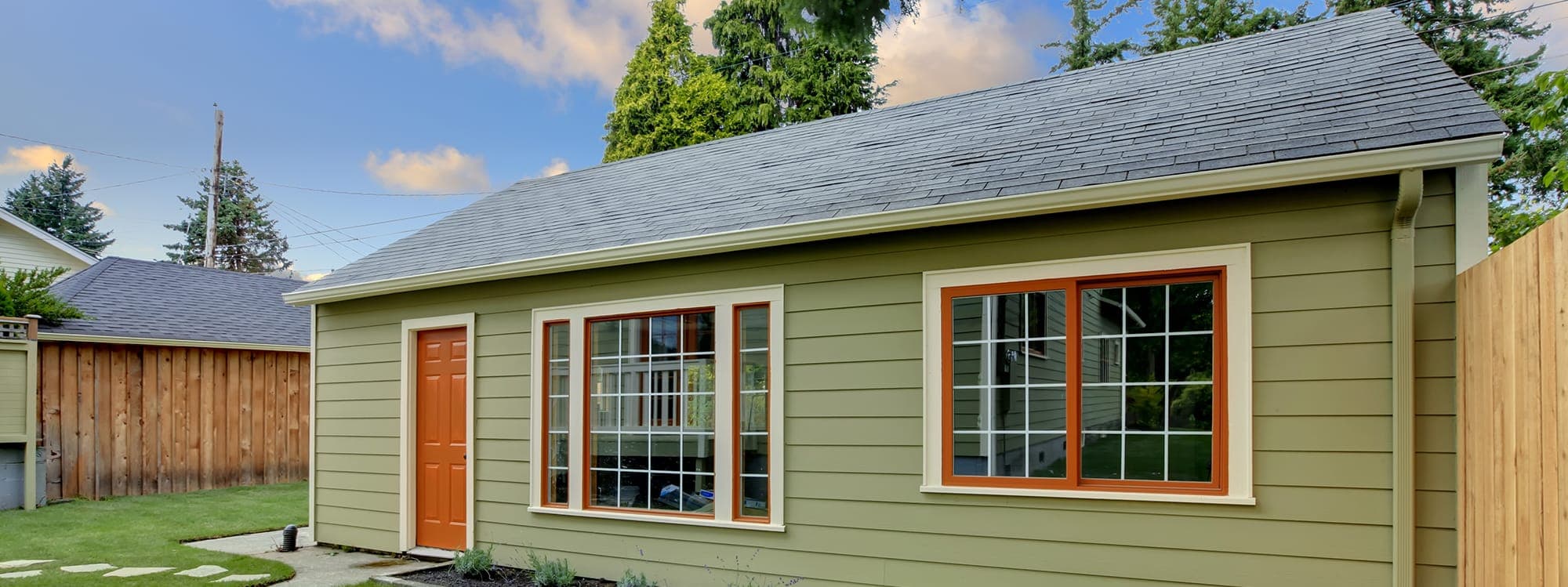 Homeowner reviewing ADU structural plans