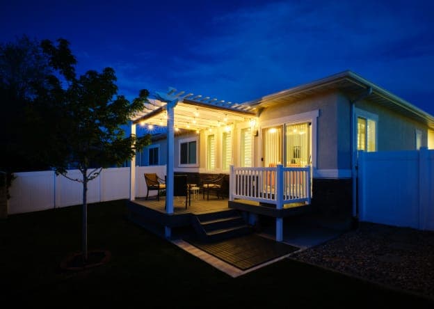 Deck and patio space
